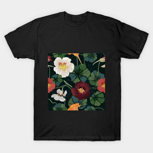 Garden nasturtium T-Shirt by Avisnanna